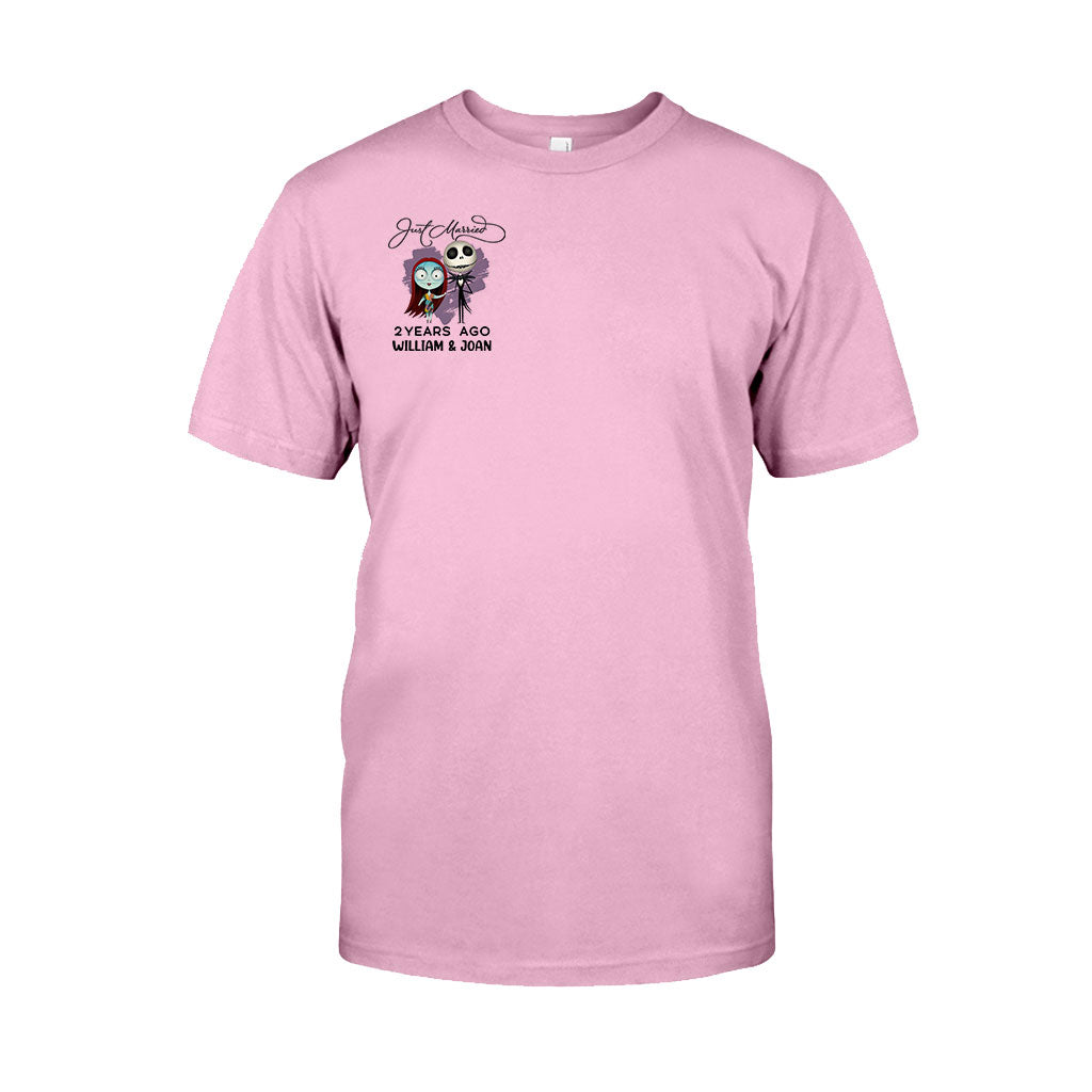 Personalized Just Married Couple T-shirt & Hoodie Gift
