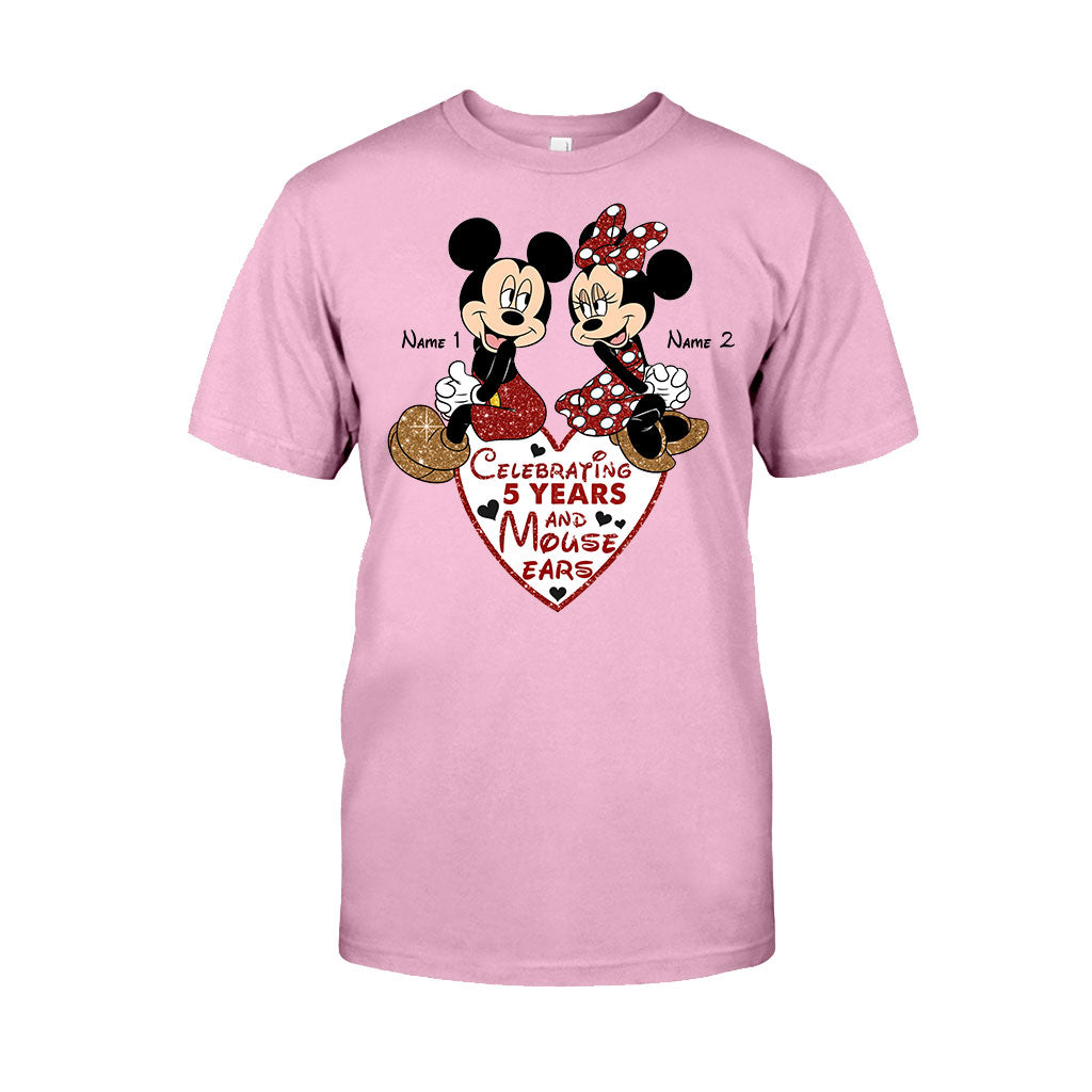 Personalized Couple Mouse T-shirt & Hoodie Gift for Anniversary