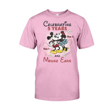 Load image into Gallery viewer, Personalized Couple Mouse T-shirt and Hoodie for Anniversary Gift
