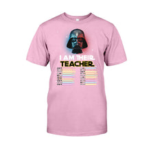 Load image into Gallery viewer, Personalized Teacher T-Shirt Custom Names Star Wars Gift
