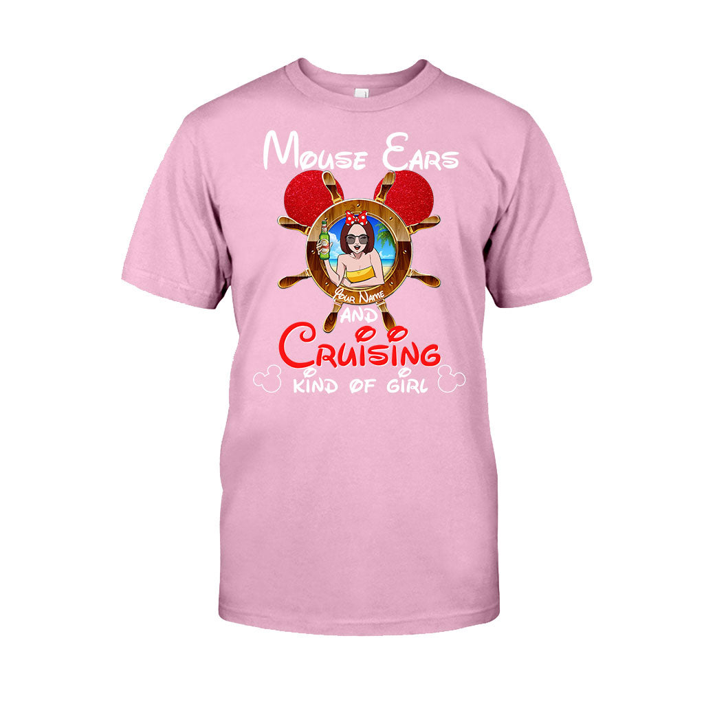 Personalized Mouse Ears Cruising T-shirt & Hoodie Gift for Her