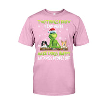 Load image into Gallery viewer, Personalized Grinch Christmas T-Shirt &amp; Hoodie Gift for Dog Lovers
