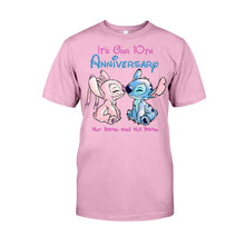 Load image into Gallery viewer, Personalized Anniversary T-Shirt &amp; Hoodie Custom Names Gift for Couples
