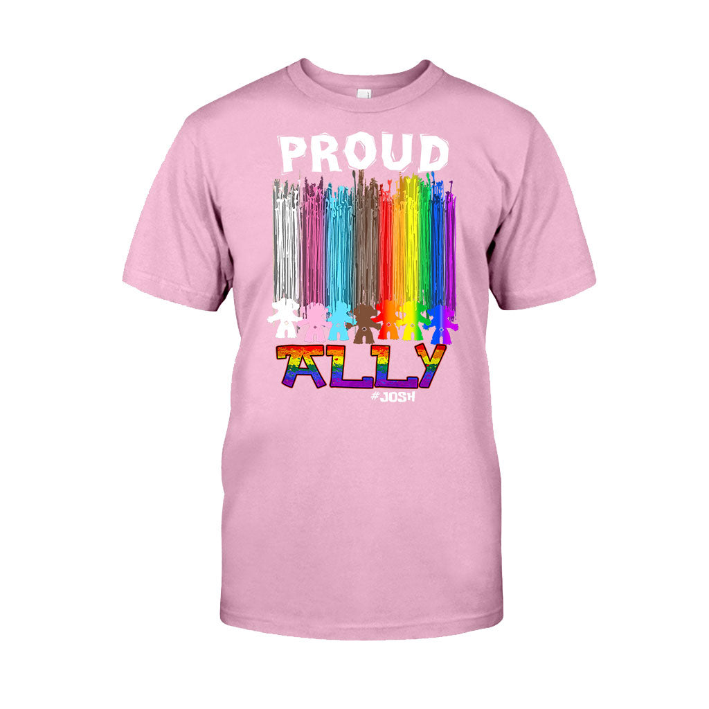 Personalized Proud Ally LGBT T-shirt & Hoodie for Everyone