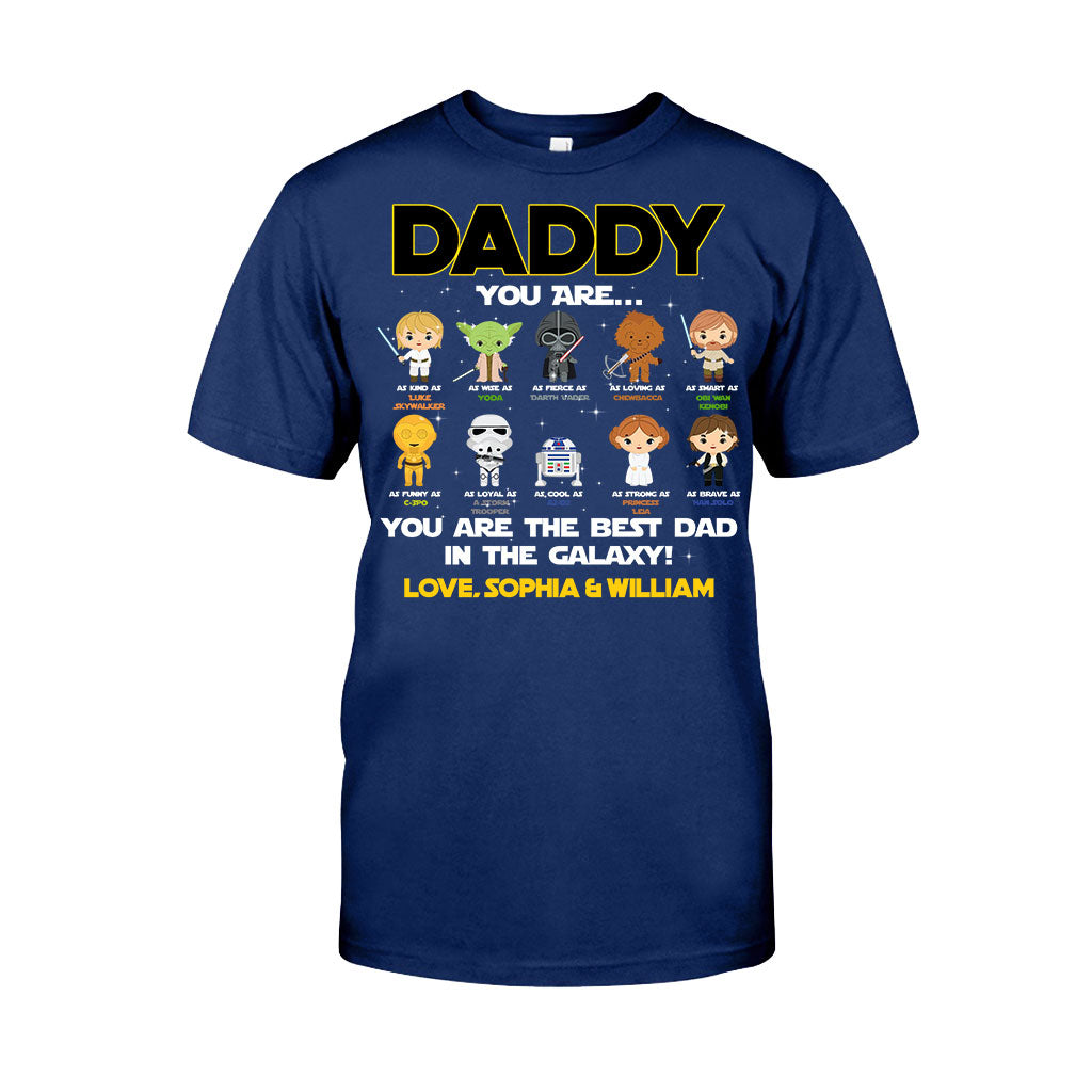 Personalized Father's Day T-shirt with Star Wars Design Gift for Dad