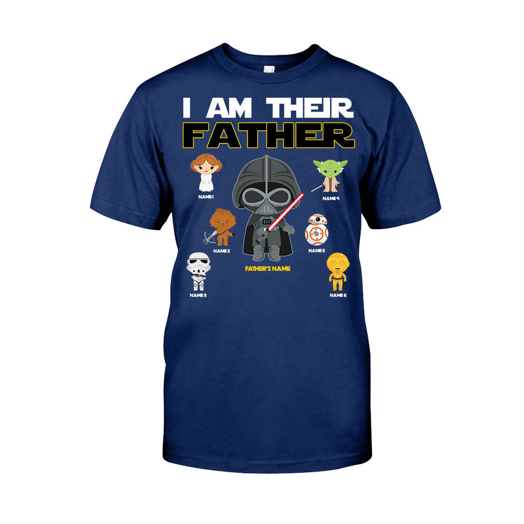 Personalized I Am Their Father T-Shirt & Hoodie Gift for Dad, Custom Name, Father's Day