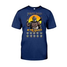Load image into Gallery viewer, Personalized Best Dad In The Galaxy T-shirt &amp; Hoodie Gift
