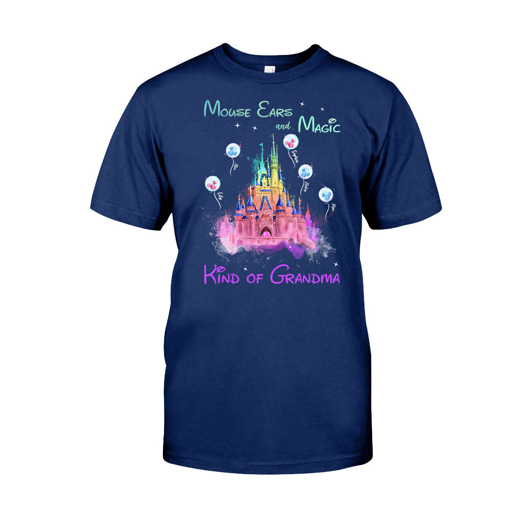 Personalized Mouse Ears T-Shirt for Grandma | Custom Magic Gift