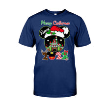 Load image into Gallery viewer, Personalized Christmas Mouse T-shirt &amp; Hoodie Custom Name Gift
