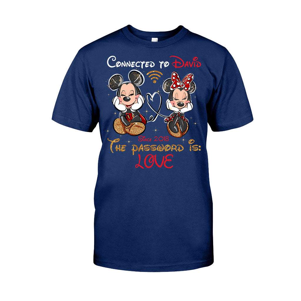 Personalized Couple T-shirt and Hoodie with Custom Names & Year