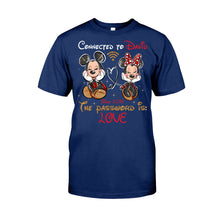 Load image into Gallery viewer, Personalized Couple T-shirt and Hoodie with Custom Names &amp; Year
