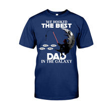 Load image into Gallery viewer, Personalized Fishing T-Shirt &amp; Hoodie for Dad with Custom Names
