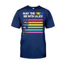 Load image into Gallery viewer, Personalized LGBT Pride T-shirt &amp; Hoodie with Custom Name
