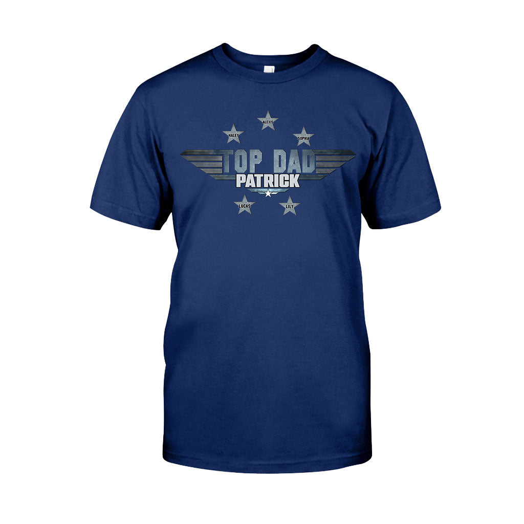Personalized Top Dad T-shirt & Hoodie Gift with Custom Name