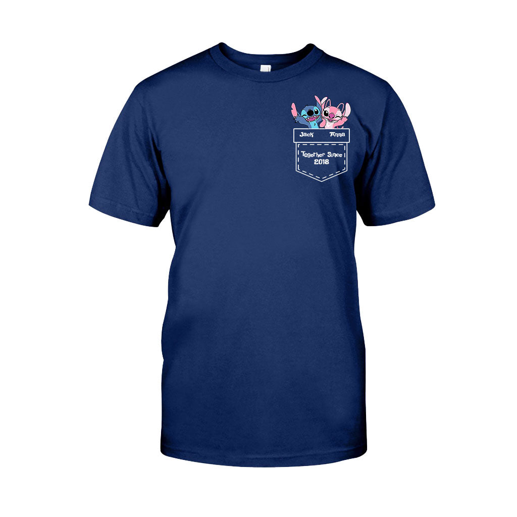 Personalized Ohana T-Shirt & Hoodie Custom Name Gift for Couples
