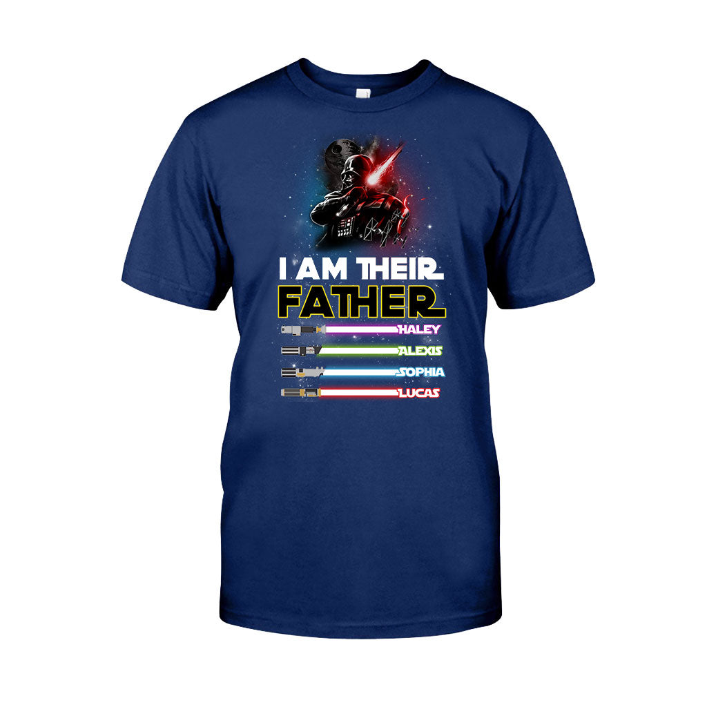 Personalized Father T-shirt & Hoodie with Custom Names | Father's Day Gift
