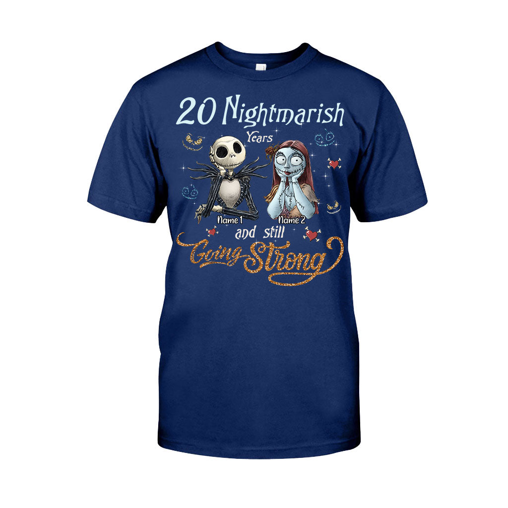 Personalized Couple T-Shirt & Hoodie Nightmare Gift for Anniversary