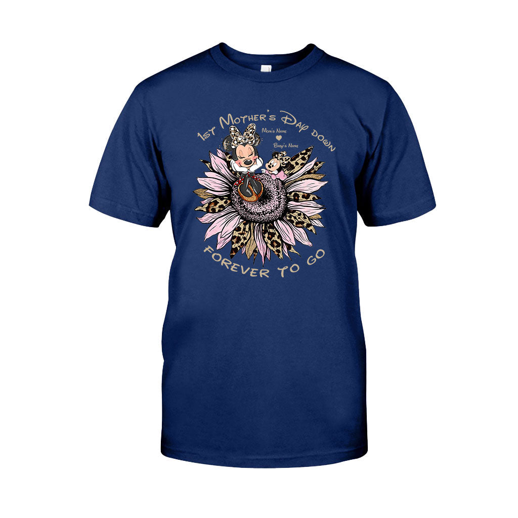 Personalized 1st Mother's Day T-Shirt & Hoodie with Names