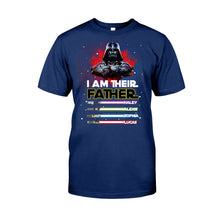 Load image into Gallery viewer, Personalized Star Wars Father T-shirt and Hoodie Gift
