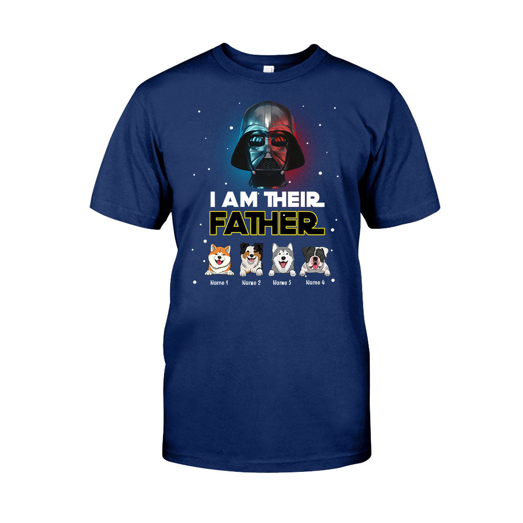 Personalized Dog Dad T-Shirt and Hoodie - I Am Their Father Gift