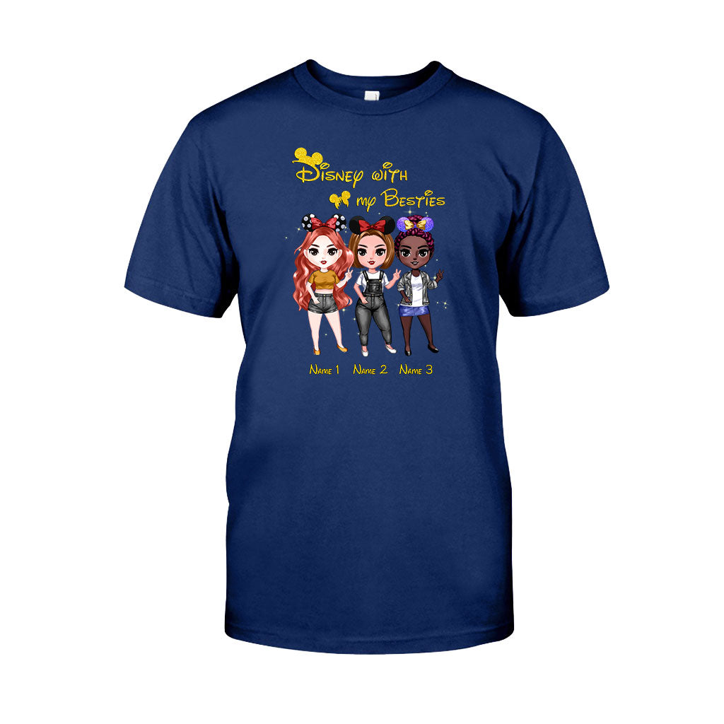Personalized Disney Besties T-shirt & Hoodie Custom Names Gift