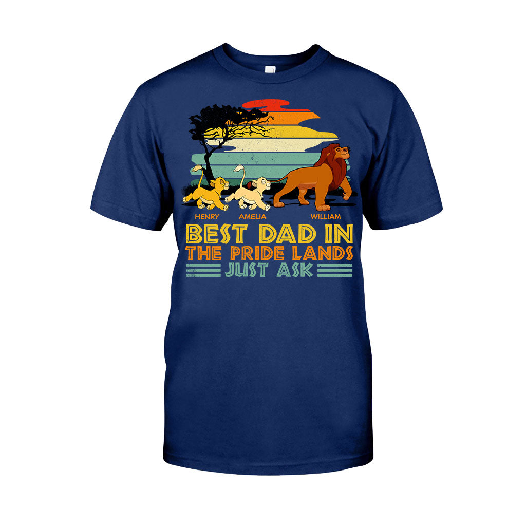 Personalized Best Dad T-Shirt & Hoodie for Father's Day Gift