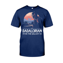 Load image into Gallery viewer, Personalized Best Dad In The Galaxy T-shirt &amp; Hoodie Gift
