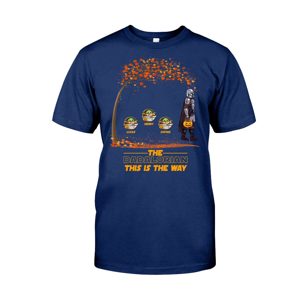 Personalized Halloween T-shirt & Hoodie The DADALORIAN Gift for Kids