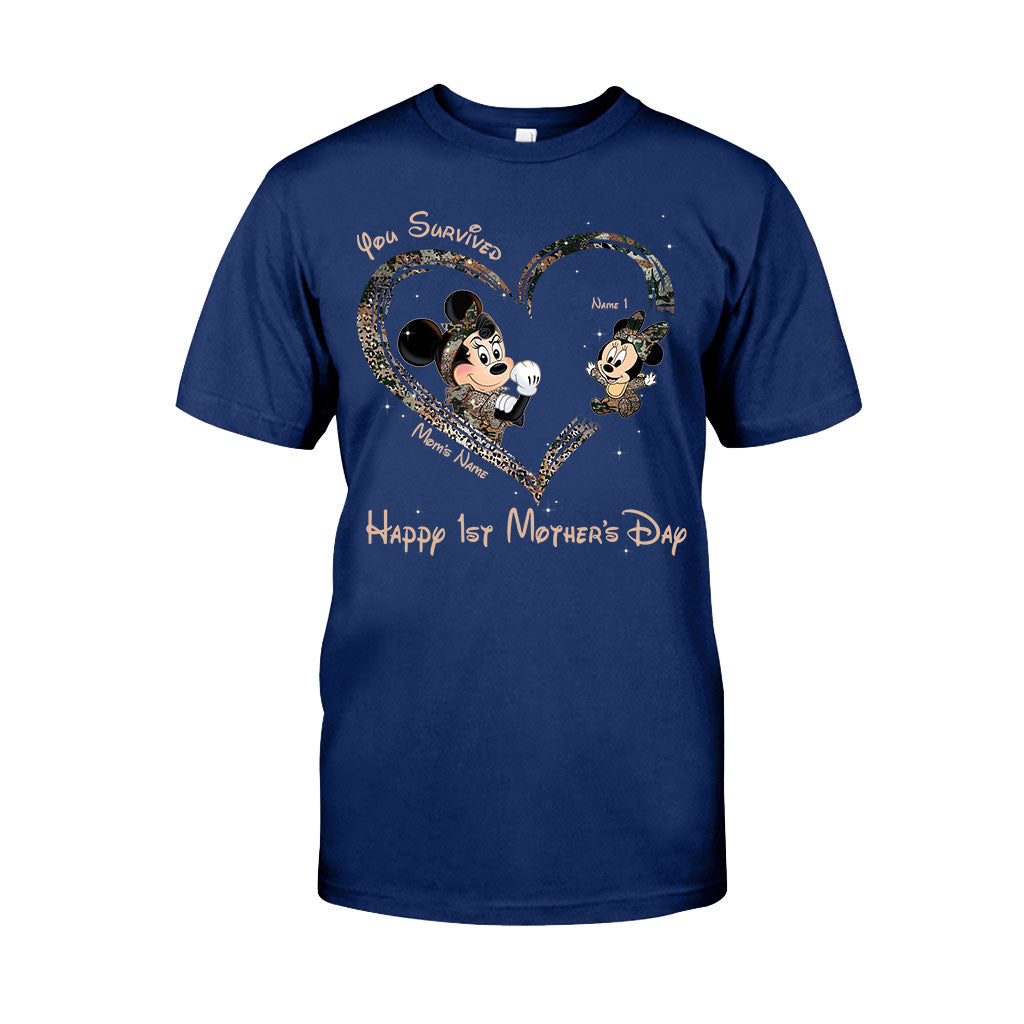 Personalized Mother's Day T-shirt & Hoodie You Survived Gift for Mom