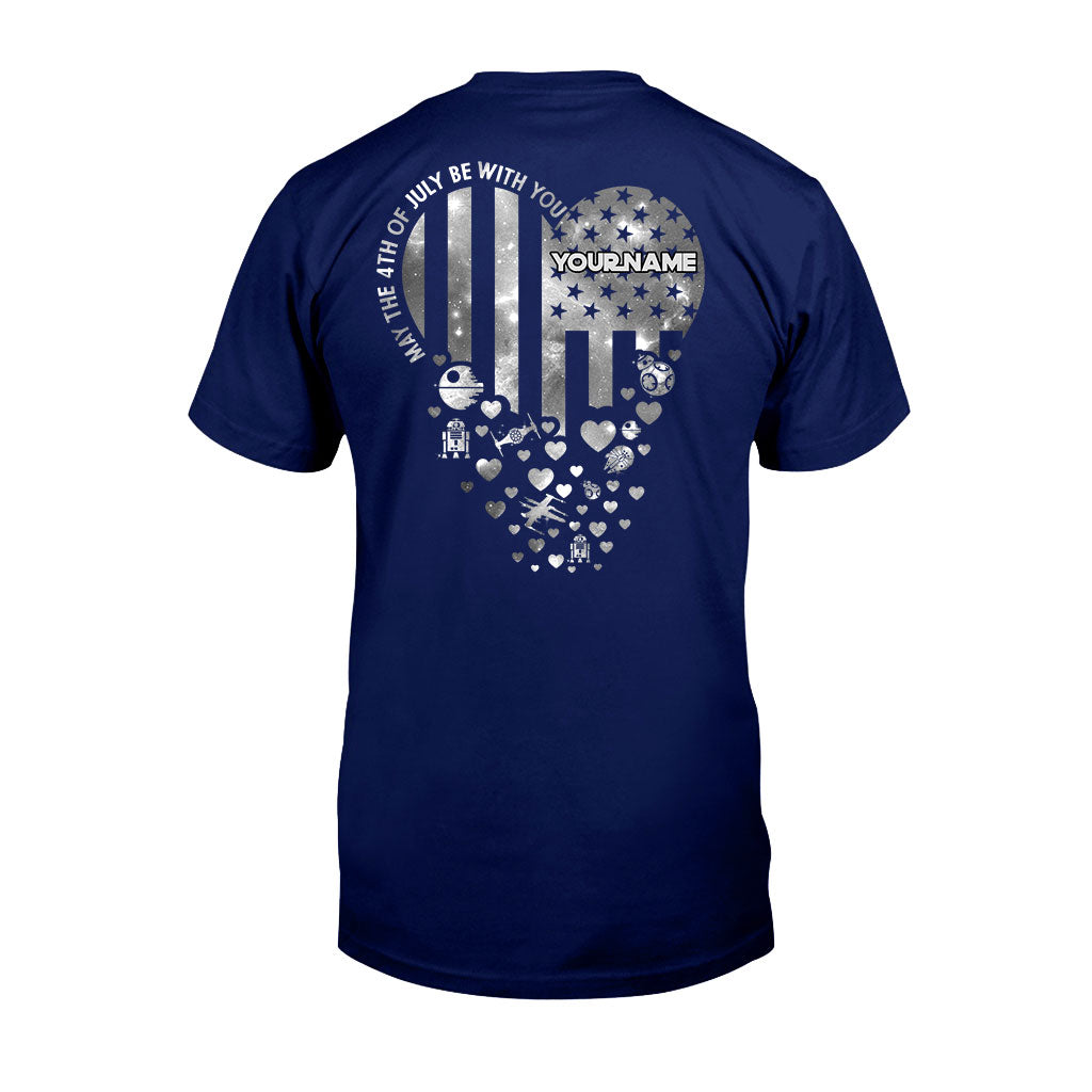 Personalized Independence Day T-Shirt & Hoodie Custom Name Star Wars Gift