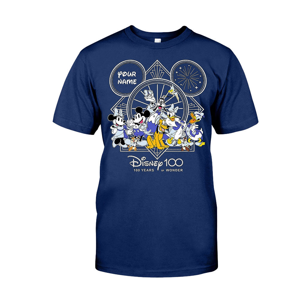 Personalized Disney 100 Years T-shirt & Hoodie with Custom Name for Birthday & Christmas