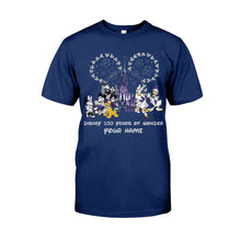 Load image into Gallery viewer, Personalized Disney 100 Years of Wonder T-shirt &amp; Hoodie Gift
