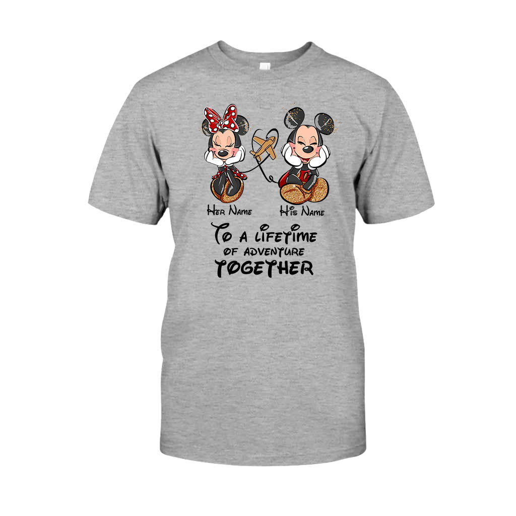 Personalized Disney Adventure T-shirt & Hoodie for Couples