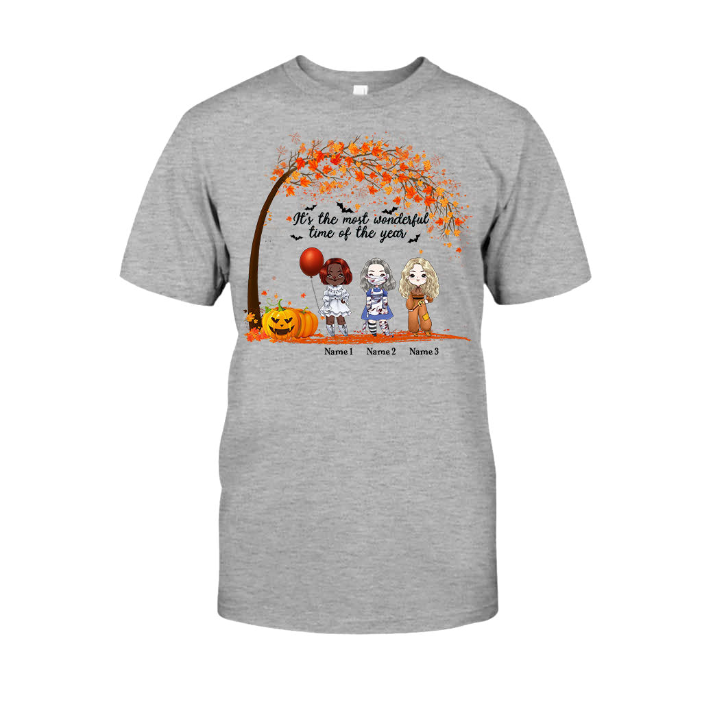 Personalized Halloween Bestie T-Shirt & Hoodie Gift for Friends