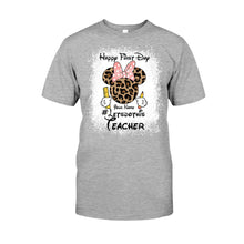 Load image into Gallery viewer, Personalized Teacher T-shirt &amp; Hoodie Happy First Day Gift
