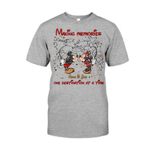 Load image into Gallery viewer, Personalized Mickey Mouse T-Shirt &amp; Hoodie with Custom Names for Couples
