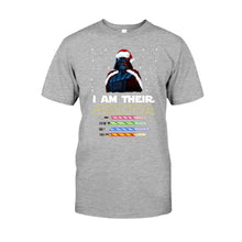 Load image into Gallery viewer, Personalized Christmas T-Shirt &amp; Hoodie Gift for Dad - I Am Their Santa
