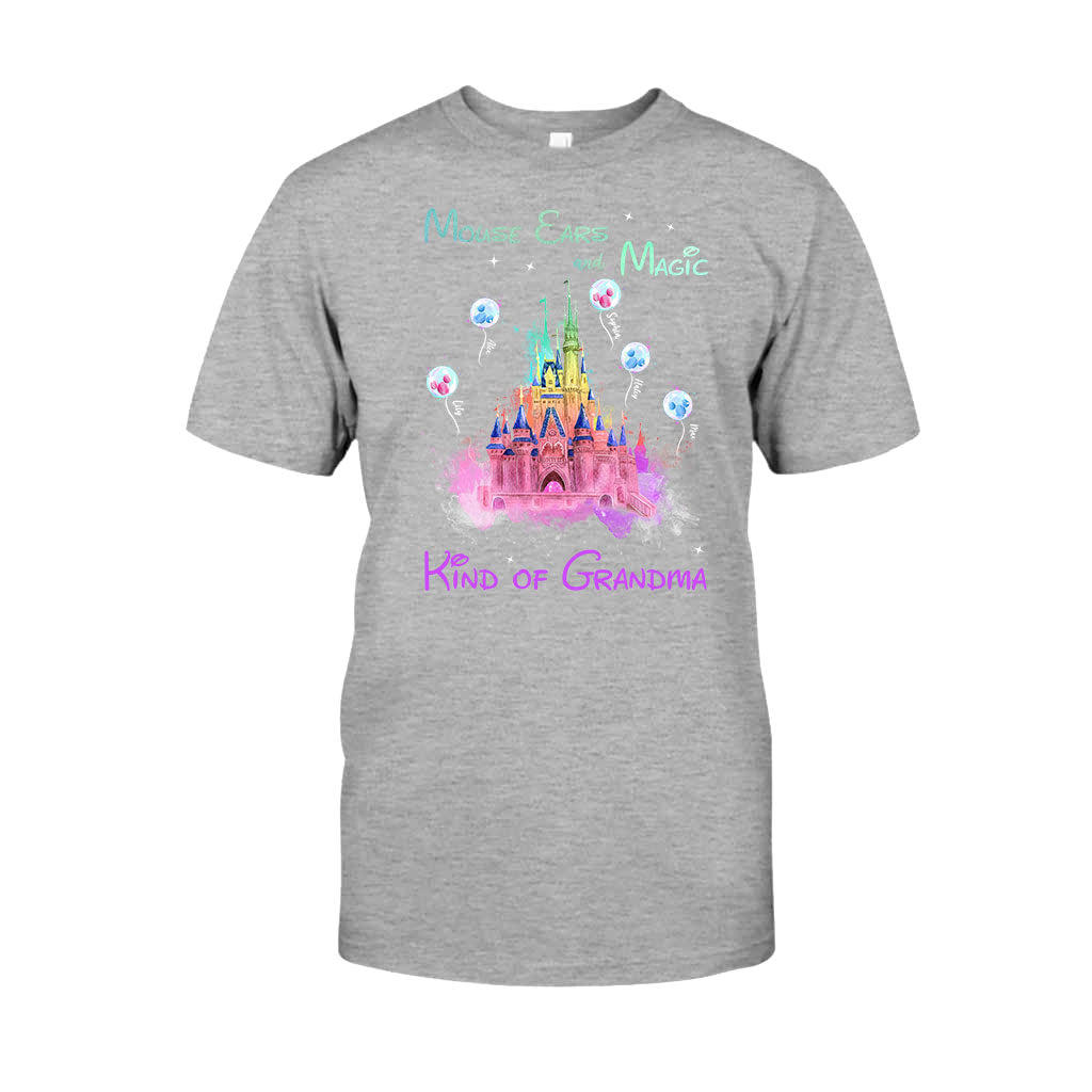 Personalized Mouse Ears T-Shirt for Grandma | Custom Magic Gift