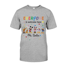 Load image into Gallery viewer, Personalized 'Everyone Is Welcome Here' T-shirt &amp; Hoodie for Kids
