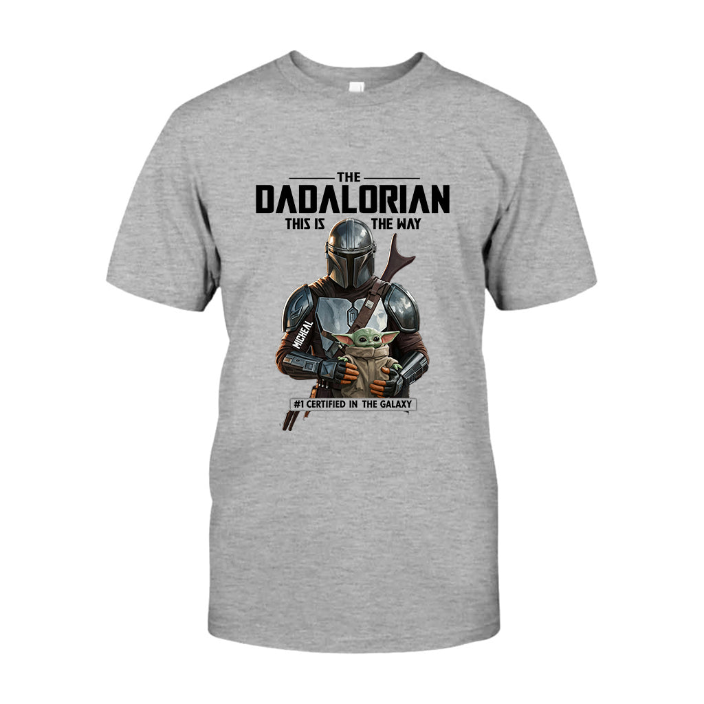 Personalized Dadalorian This Is The Way T-shirt & Hoodie Gift for Dad