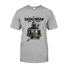 Load image into Gallery viewer, Personalized Dadalorian This Is The Way T-shirt &amp; Hoodie Gift for Dad
