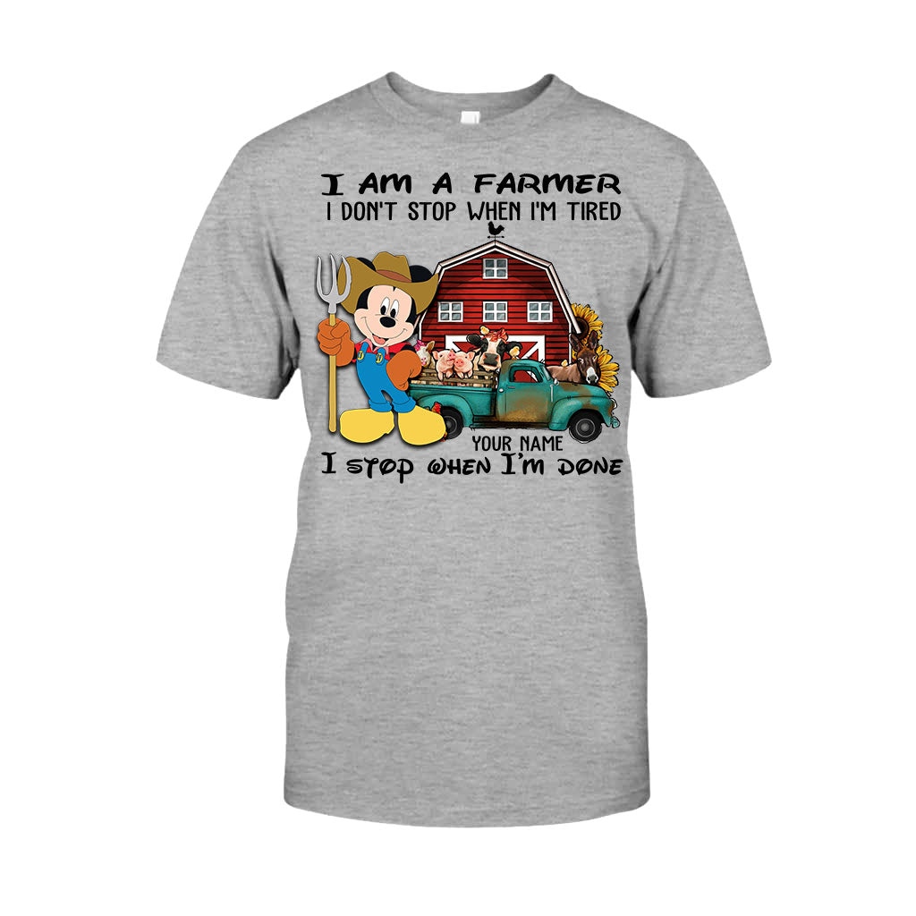 Personalized Farmer T-Shirt & Hoodie Custom Name Gift
