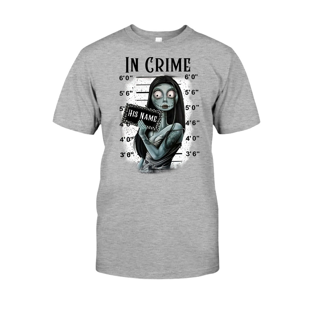 Personalized Partner In Crime T-shirt & Hoodie Gift for Couples
