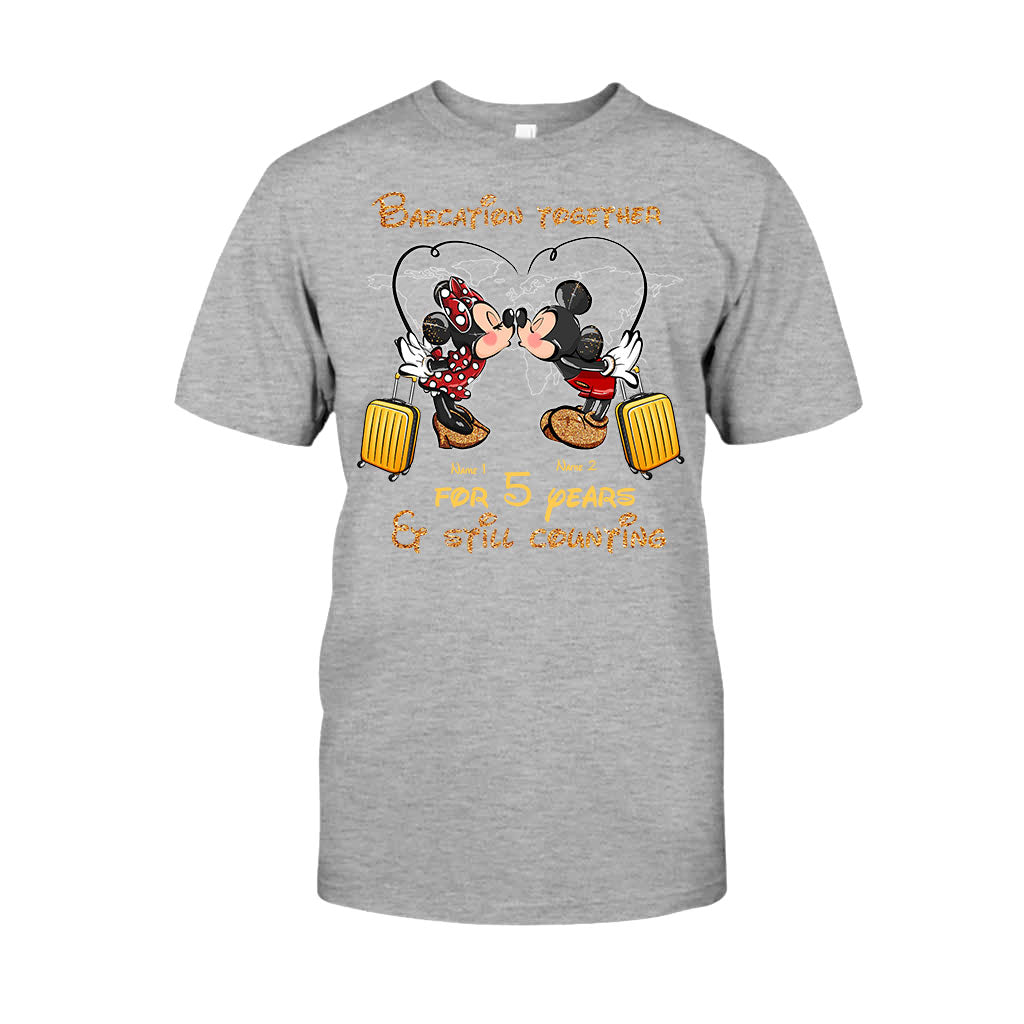 Personalized Couple Travel T-shirt & Hoodie Custom Name Gift
