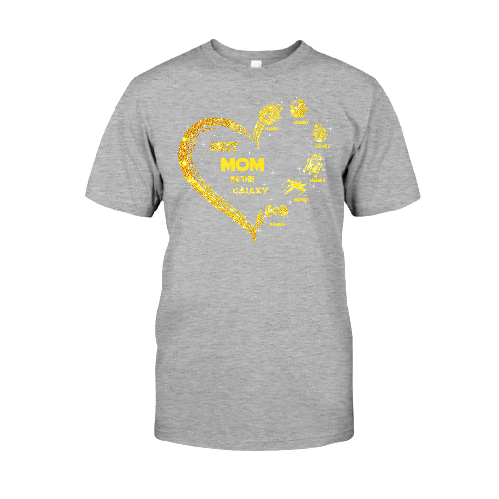 Personalized Best Mom in the Galaxy T-shirt & Hoodie Gift