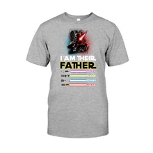 Load image into Gallery viewer, Personalized Father T-shirt &amp; Hoodie with Custom Names | Father's Day Gift
