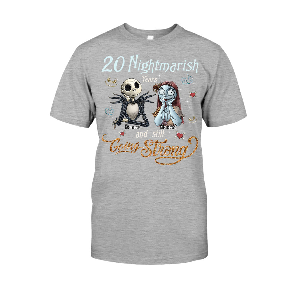 Personalized Couple T-Shirt & Hoodie Nightmare Gift for Anniversary
