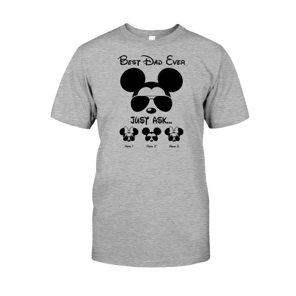 Personalized Mickey Mouse T-shirt & Hoodie Gift for Dad's Day
