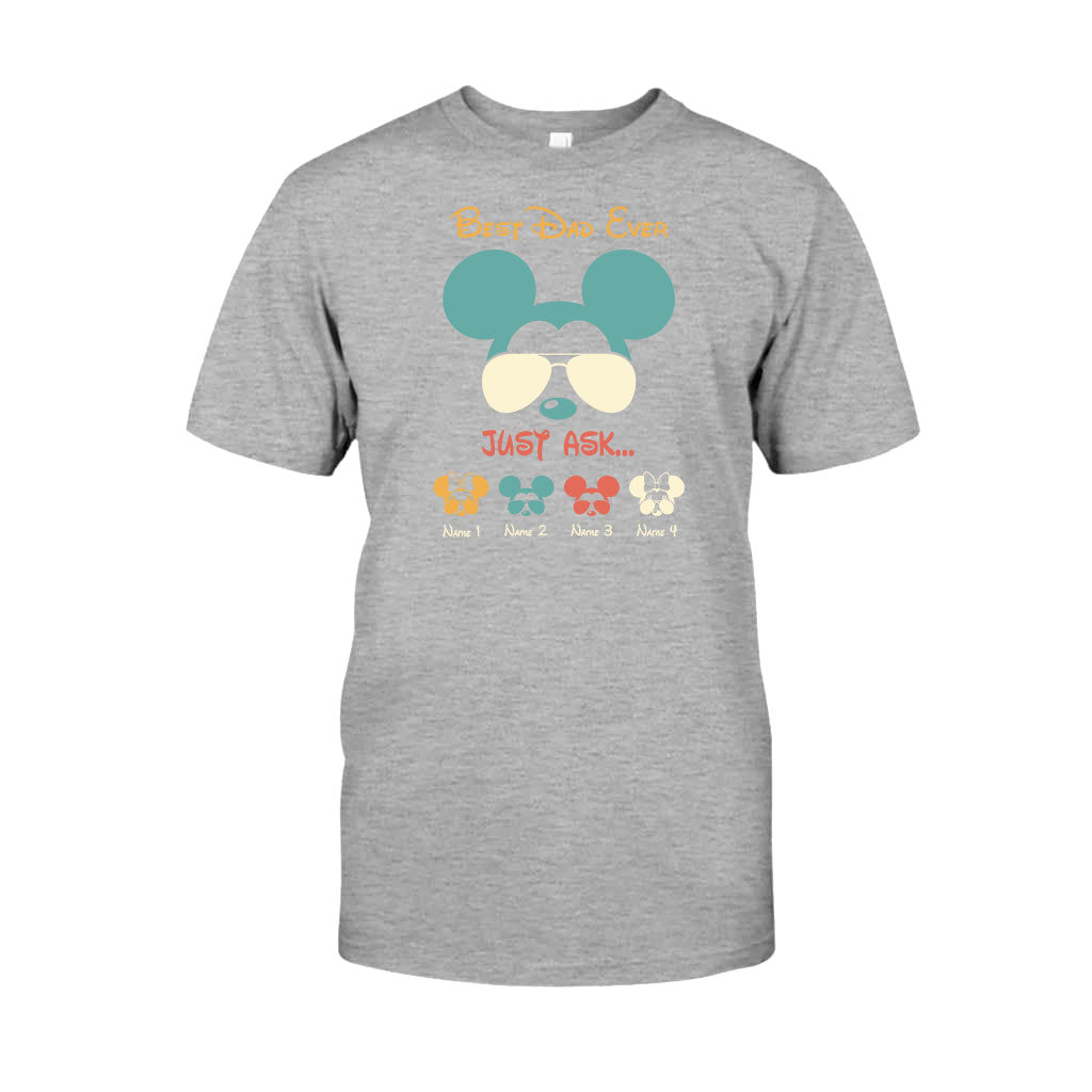 Personalized Father's Day Mouse T-Shirt & Hoodie Gift for Dad