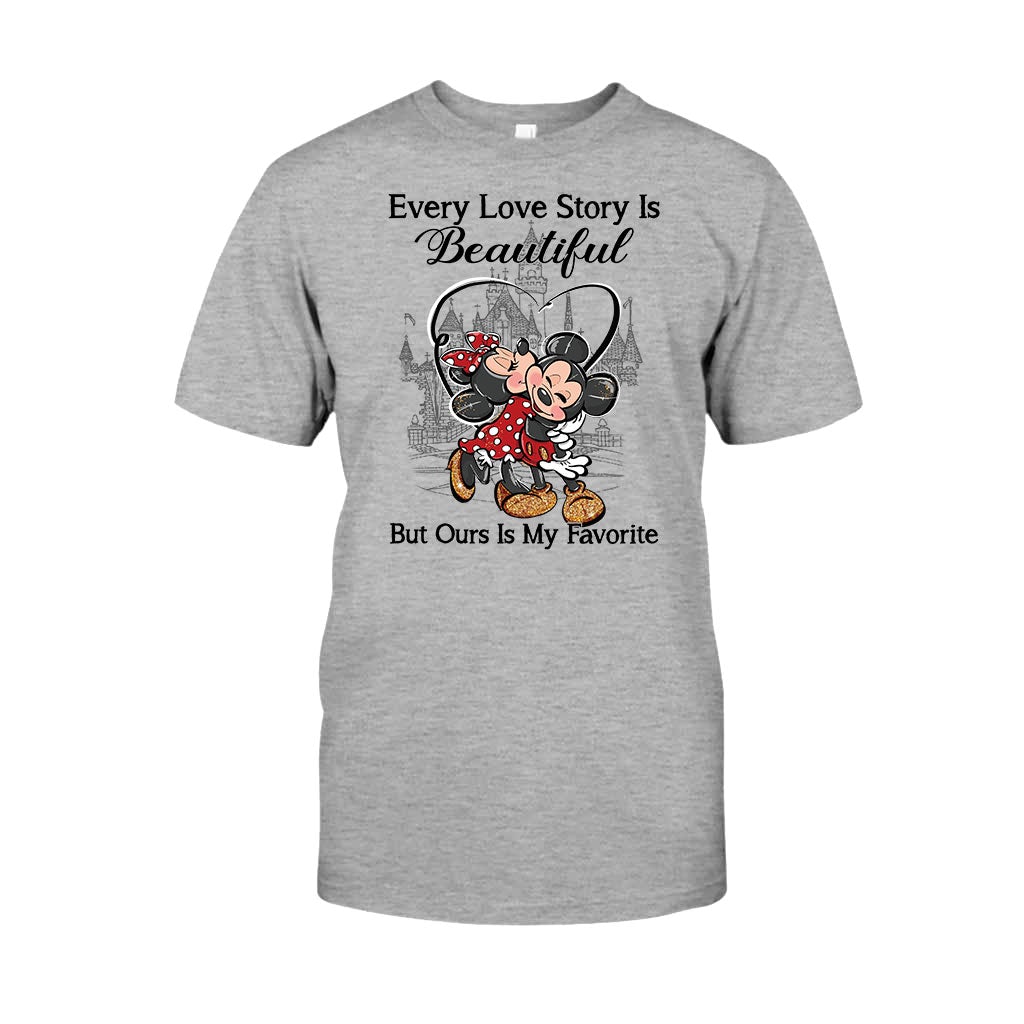 Personalized Love Story Mouse T-Shirt & Hoodie Gift for Couples